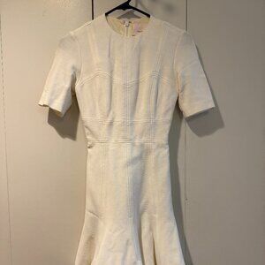 Cinq a sept white mini dress short sleeve Size00